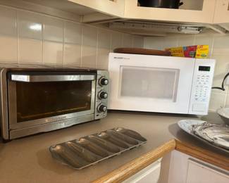 Microwave and Toaster