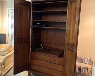 Media Cabinet, Solid Wood