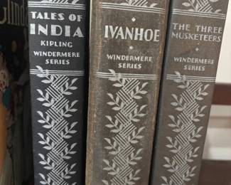 Tales of India, Kipling; Ivanhoe; The Three Musketeers
