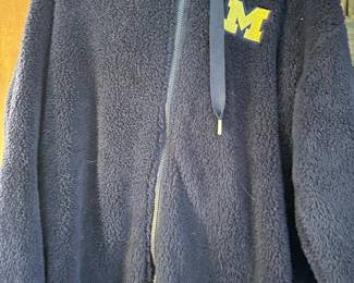 Many University of Michigan apparel  