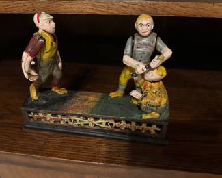 Antique cast iron mechanical toy 