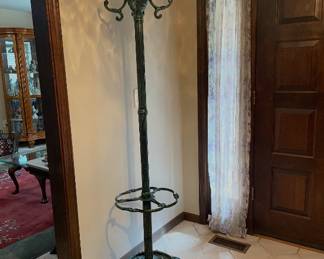 Cast iron coat rack 