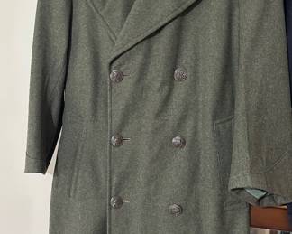 1957 military wool coat 