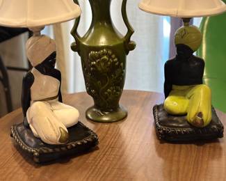 Chalkware "Genie" lamp (2)