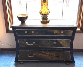Oriental lacquer dresser 