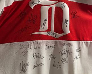 Signed Detroit jersey 