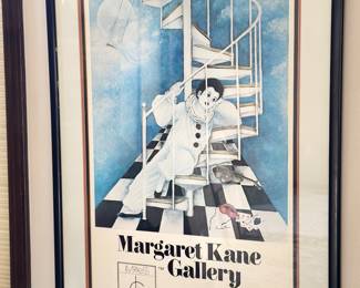 " Clown on Staircase " by Margaret Kane 