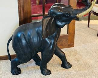 Bronze elephant 43"H x 47" W