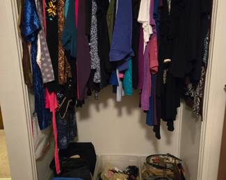 Ladies clothes, purses, wallets, and more