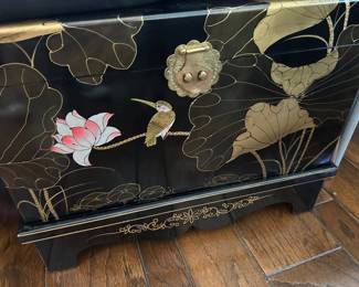 Chinese Black Lacquer Chest 