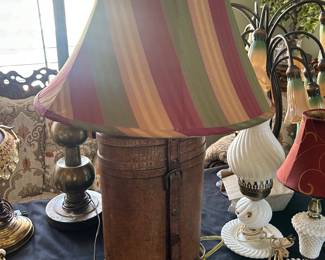 Leather base Lamp 
