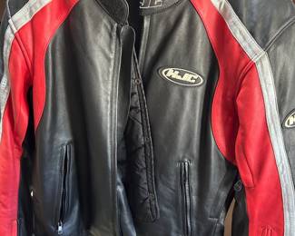 HJC Leather Biker Jacket