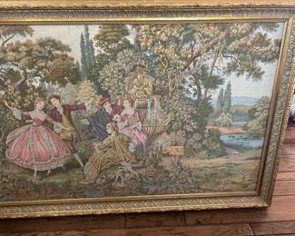 Tapestry Romeo and Juliet W/ Gold Frame 