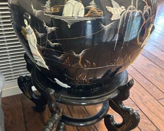 Mother of Pearl Fishbowl Planter