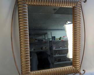 Ren-Wil Inc. Framed Mirror With Metal Accents 