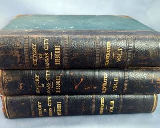 History Of Kansas City Missouri Illustrated Books, Volumes I, II, And III, 1908