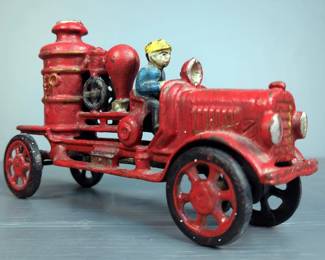 Cast Iron Fire Truck
