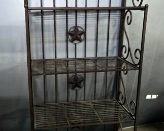 Baker's Rack With Star Accents