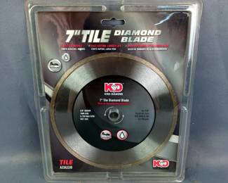 King Diamond 7" Tile Diamond Blade