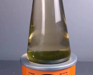 Harley-Davidson Oil Can Lava Lamp, Powers On