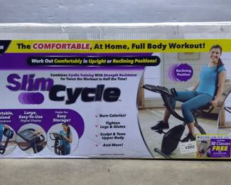 Slim Cycle Stationary Exercise Bike