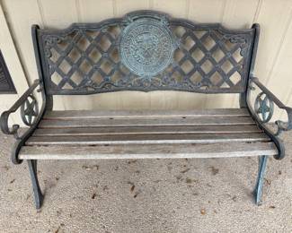 Texas State Seal Bench