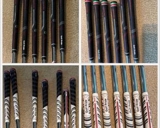 Golf Clubs, Shafts and Grips