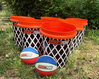 Basket Pong Lawn Game