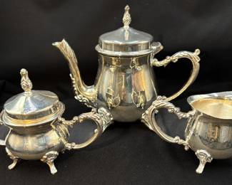 Vintage “Mini” Silver Plate Tea Set