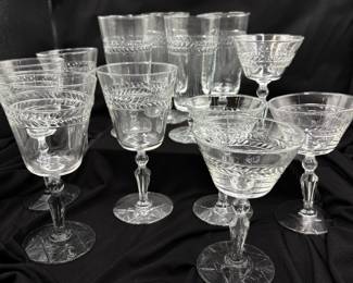 Libbey Rock Sharpe Jefferson Stemware