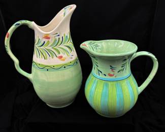 Ceramic Pitchers designed by Gail Pittman for Southern Living at Home