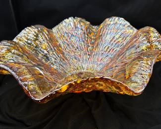 Vintage Imperial Carnival Glass Bowl