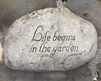 Garden Stone Yard Art