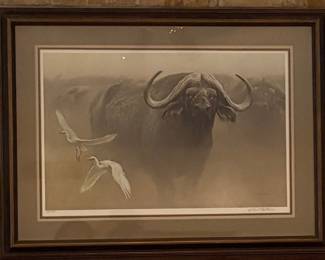 "Master of the Heard Buffalo" by Robert Bateman, Signed and Numbered