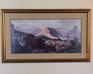“Canyon Gold” by Dalhart Windberg - 45”x25” Framed