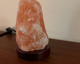 Himalayan Salt Lamp w/ Wood Base