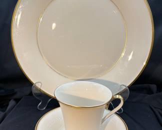 Lenox Eternal Dinnerware, Dinner Plates, Cups and Saucers