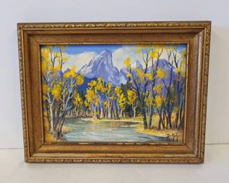 Marie Dorothy Dolph oil paintings, Wyoming artist