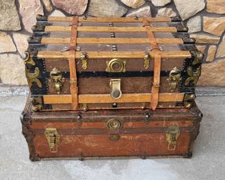 Antique trunks