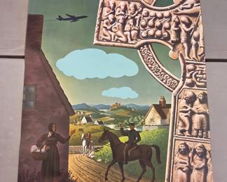 Nine 1960s TWA Jets Airlines posters