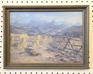Oil painting by Marie Dorothy Dolph, Wyoming artist