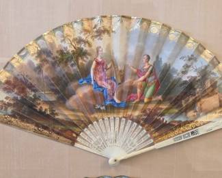 Wonderful collection of 1800s antique lady's fans