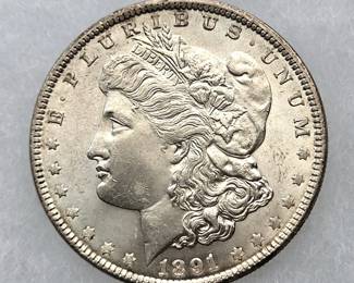 Silver dollars and other gold & silver coins & currency, including error coins