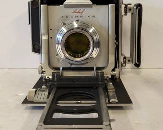 1950s Linhof Technika Large Format Field Camera & other vintage cameras