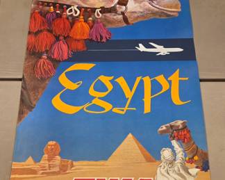 Nine 1960s TWA Jets Airlines posters