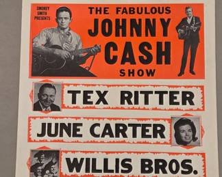 Original 1960s Johnny Cash posters