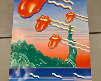 1981 Jovan Inc. Poster Rolling Stones American Tour, P/N 6-8000-58, first corporate sponsorship, 36" x 22 1/2"