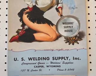 1958 Casper WY Gil Elvgren Pin Up Calendar
