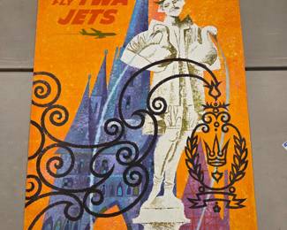 Nine 1960s TWA Jets Airlines posters