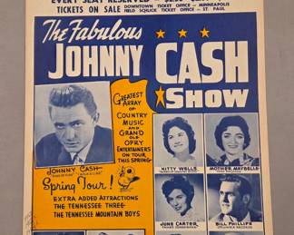 Original 1960s Johnny Cash posters